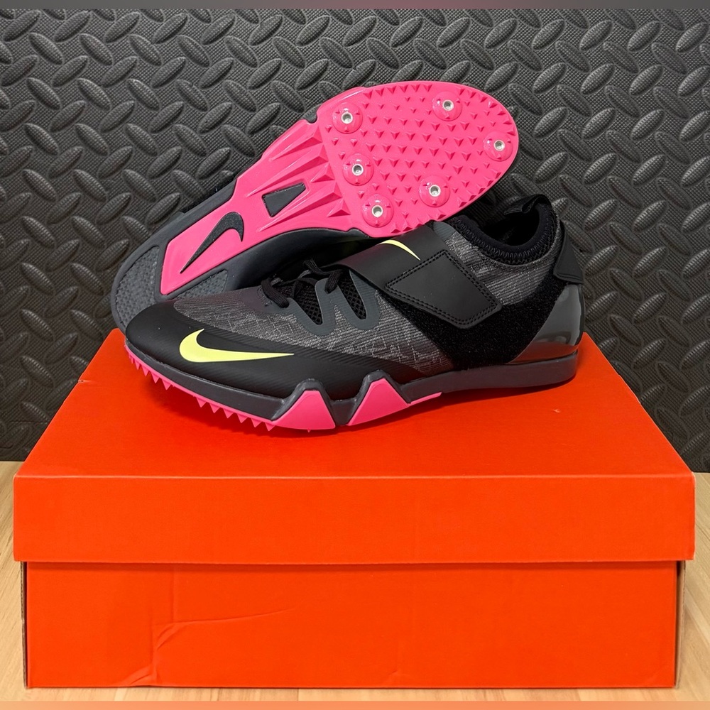 Nike Zoom Pole Vault Elite Track & Field Black Shoes AA1204-004 Mens Size‎ 10.5